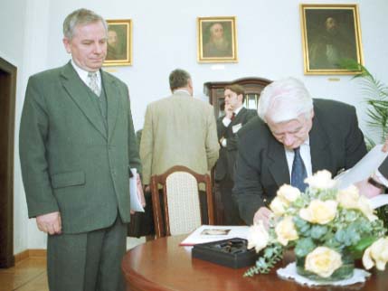 Wizyta przewodniczącego Izby Federacyjnej Republiki Obywateli Jugosławii