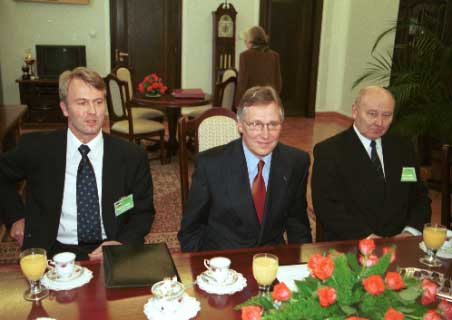Przewodniczący parlamentu Estonii Toomas Savi