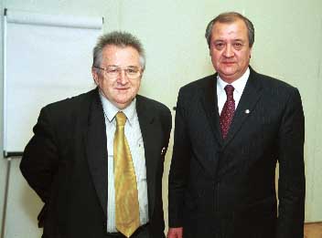 Wiemarszałek K. Kutz i minister A. Kamiłow