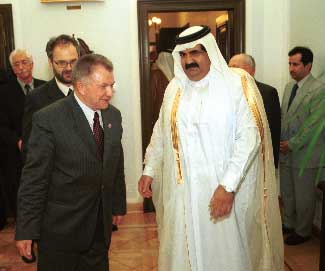 Marszałek L. Pastusiak i szejk Hamad bin Khalifa Al-Thani